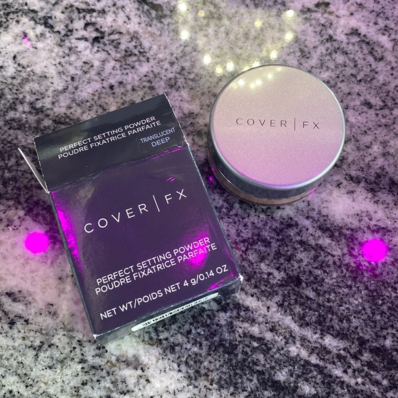 Cover fx perfect setting powder mini size shade is translucent deep BNIB! - Picture 1 of 2